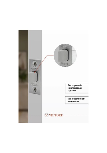 Vettore Plastik Mat Krom İç Kapısı Menteşesi 152737952