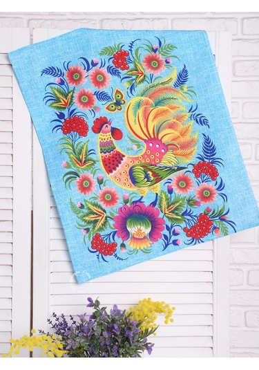 Kuz'kina Hatka 3'lü Mutfak Havlusu Seti 211344445 Açık Mavi