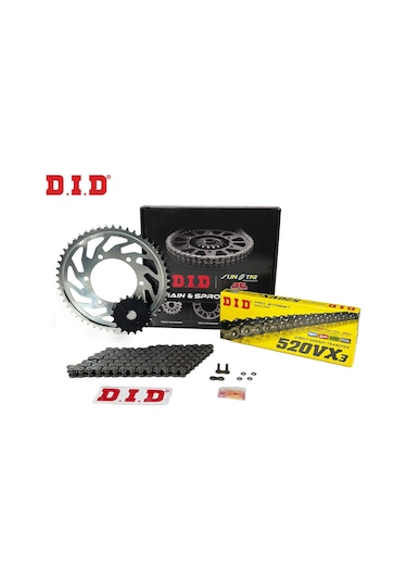 Dıd Zincir Dişli Seti Kawasakı Kle 500 Cc 1991-1996 / Zincir : Dıd