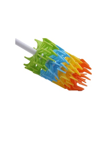 Sones Silikon Bebek Şişe Fırçası Temizleme Emzik Ucu Tüp Bardak Silikon Fırça