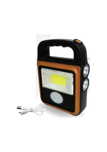Buffer Taşınabilir 4 Farklı Fonksiyonlu Güneş Enerjili Ve Usb İle Şarj Olabilen Portatif Led Işıldak Hs-8020 Çok Renkli