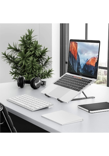 Idock N29-3 Katlanır Aluminyum Laptop Bilgisayar Standı - Siyah