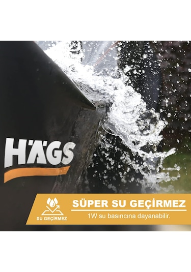 Haegs Bahçe Mobilyası Örtüsü, 250-210-90cm, Ağır Hizmet Oxford Kumaş, Su Geçirmez, Dış Mekan Veranda Masa Örtüsü, Havalandırmalı Masa Ve Sandalye Koruma Kılıfı Gri