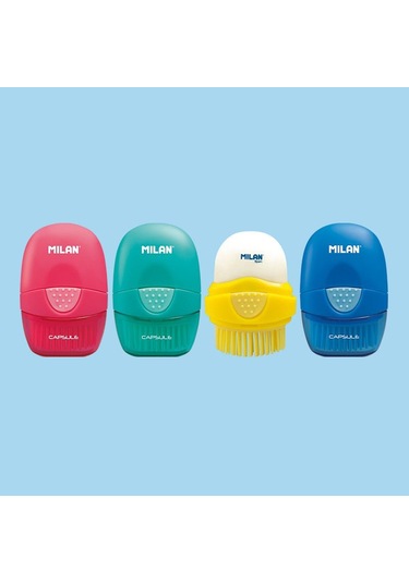 Mılan 4900116 Capsule Fırçalı Silgi - 16adet