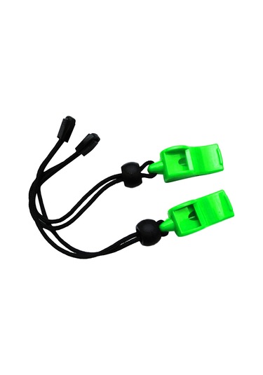 Dolıty 2 Parça Acil Hayatta Kalma Güvenlik Düdüğü Yeşil Yeşil