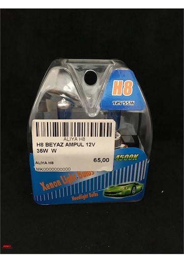 ALIYA H8 H8 BEYAZ AMPUL 12V 35W  W