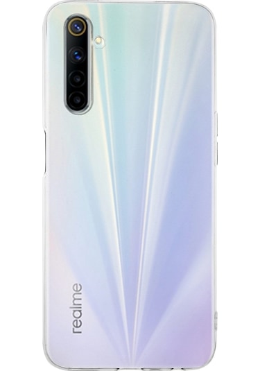 Realme 6 1mm Süper Silikon Şeffaf Kılıf