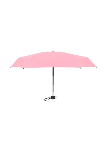 Novahub 6 Kollu Katlanır Uv Koruma Şemsiye - Pembe, Su Geçirmez, Taşınabilir, Seyahat İçin İdeal