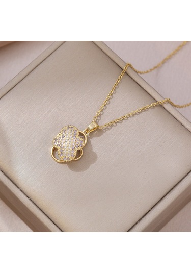 Bayan Kolye: Moda Estetiği Titanyum Çelik Kolye No.268 Çok REnkli