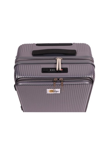 Biggdesign Moods Up Ön Bölmeli, Bardaklık Ve Usb Girişli Kabin Boy Valiz 20" Gümüş