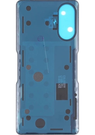 Xiaomi Redmi K40 Gaming Uyumlu Arka Pil Batarya Kapağı Cam M2012k10c M2104k10ac - Siyah