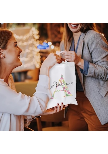 Willowhaven 12 Adet Bej Sublimasyon Çanta 12.2x14.2 İnç Dıy Dekorasyon Alışveriş Çantası