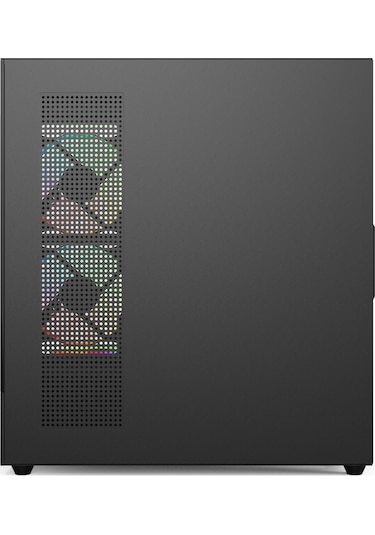 Gametech Phantom 6 x 120 MM RGB Fanlı Oyuncu Bilgisayar Kasası Siyah