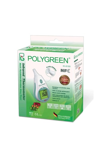 Polygreen KI-8180N Dijital Temassız Ateş Ölçer