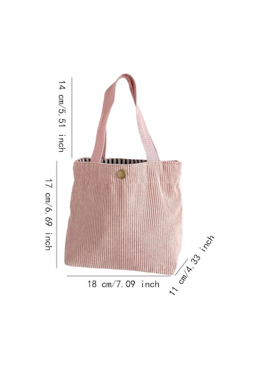 Suntek Kadife Omuz Çantası Moda Seyahat Ofis Açık Hava İçin Pembe