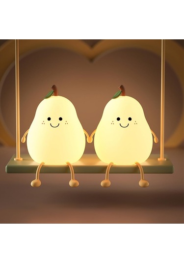 Armut Şekilli Usb Şarj Led Işık Masa Yatak Odası Oturma Odası Için Gece Lambası