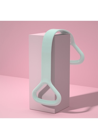 Monyee Evde Yoga Ve Egzersiz İçin Mavi 8-şekilli Geri Çekim Bandı - Omuz Açma, Sırt Güzelleştirme Ve Fitness Gereci Açık Mavi