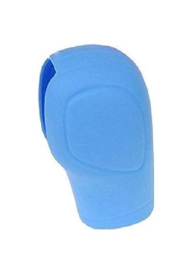 Vites Topuzu Kılıfı Silikon Oval Mavi Otomatik Araca