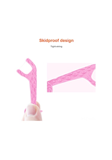 Moveevo Bebekler İçin Güvenli Diş İpi - 40'lı Paket Ultra İnce Diş Temizleme Çubukları