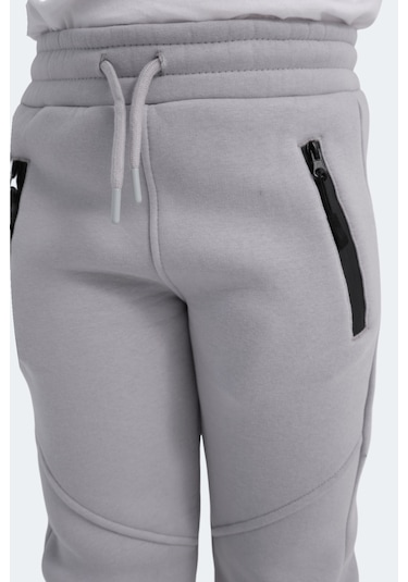 Slazenger Lamya 2 Li Set Eşofman Altı Taş Gri - Mavi
