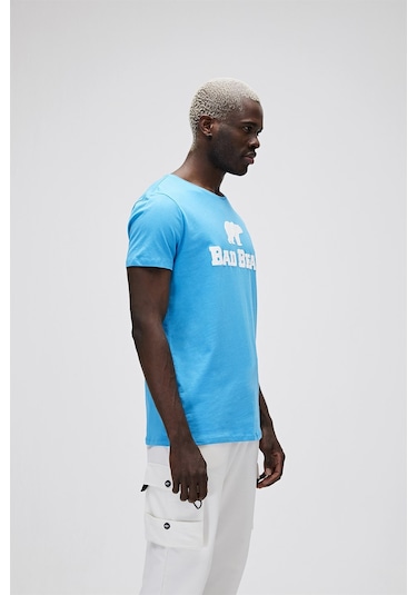Bad Bear Erkek Tişört Bad Bear Tee-21881 Turkuaz