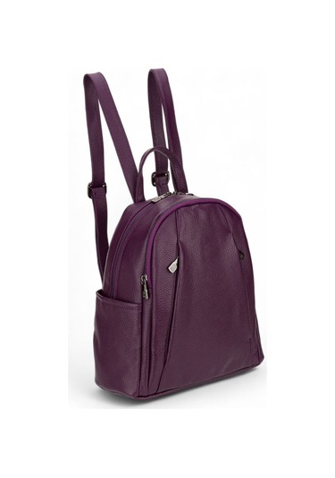 Bilik Deri Mor Rölax Deri Kadın Sırt Çantası Blm01 9550 001