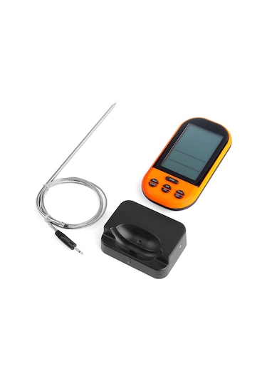 Konesam Kablosuz Mutfak Ve Barbekü Sıcaklık Ölçerü - 0-250 C Aralığı, 20-30m Alım Mesafesi Çok Renkli