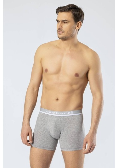 Cacharel Erkek Likralı Boxer Gri 001