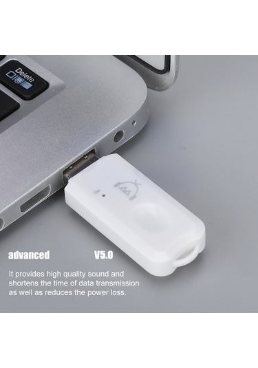 Moveevo Usb Bluetooth 5.1 Alıcı - 10m Kablosuz Ses Aktarımı, 6 Cihazlı Eşleştirme, Araç Ve Ev Ses Sistemleri İçin A2dp Desteği