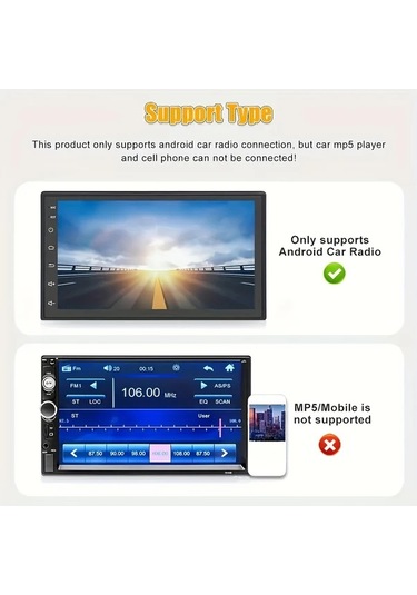 Dashanshop Android Cihazlar İçin Usb İle Çalışan 720p Hd Adaslı Araç Kameralı Navigasyon Sistemi Siyah