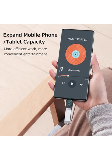 Wezone Type-c'den Usb 2.0'a Çevirici, 480mb/s Hızlı Aktarım, Mini Taşınabilir, Tüm Cihazlarla Uyumlu Beyaz Adaptör