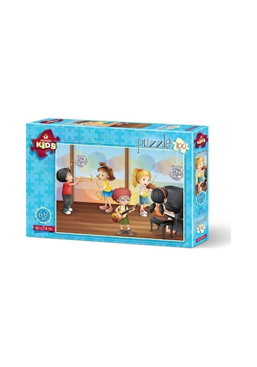 Art Kids 100 Parça Küçük Orkestra Çocuk Puzzle (6-8 Yaş)