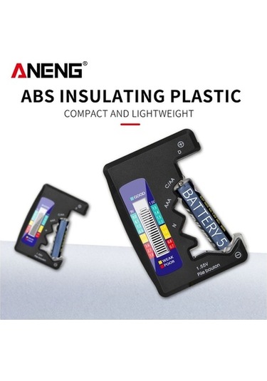 Maoyaya Hallow Cdn Aa Aaa Pil Test Cihazı, Lcd Ekranlı Güç Endeksi