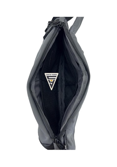 Ççs London 31412 Çift Gözlü Xl Bel Çantası Gri