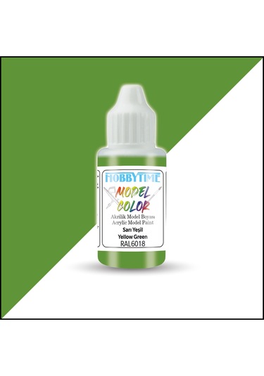 Hobbytime 461 18 Ml. Ral6018 Sarı Yeşil Yellow Green Akrilik Model Boyası