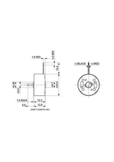 RF-300 3-6V DC Motor - Hobi ve Oyuncak Motoru