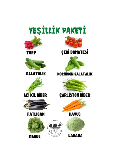 10 Çeşit Karışık Tohum Paketi 3