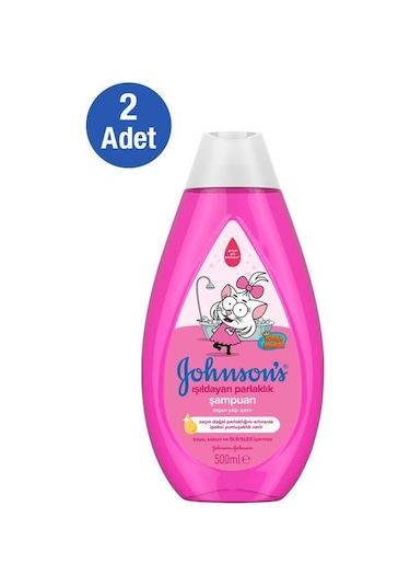 Johnson's Baby Kral Şakir Işıldayan Parlaklık Şampuan 2 x 500 ML