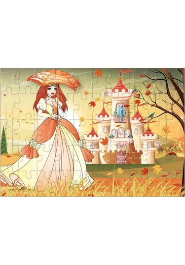 Star Puzzle 2x50 Parça Çocuk Puzzle - Sonbahar Ve Yaz Prensesleri 1 Adet