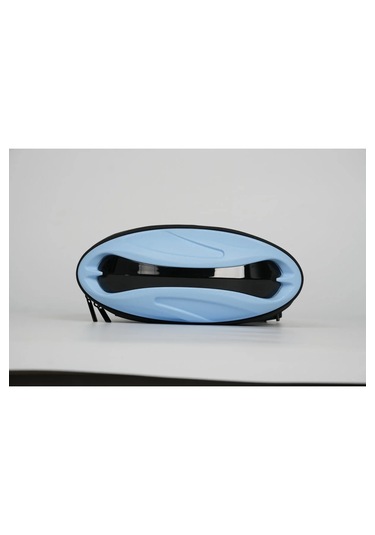 Led Işıklı Sert Korumalı Bel Çantası Usb Şarjlı, Su Geçirmez, Darbe Dayanıklı Mavi