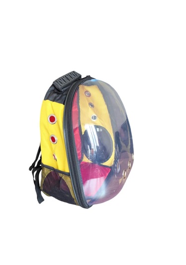 Mygeppetobag Kedi Köpek Taşıma Çantası Astronot Şeffaf Pvc 42 x 22 x 33 CM