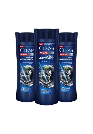 Men Kepeğe Karşı Etkili Şampuan Yoğun Arındırıcı 350 Ml X3