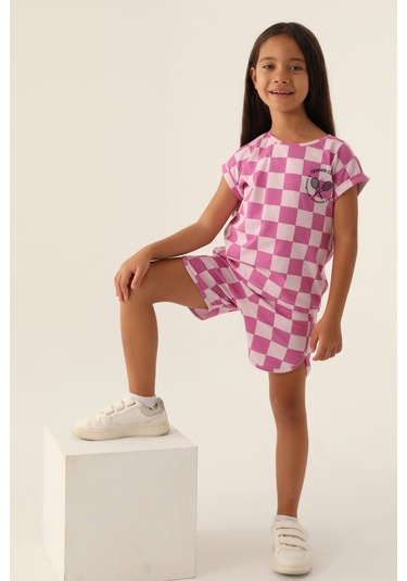 Rolypoly Champion Mor Kız Çocuk Şort Takım 5274-43004 Mor