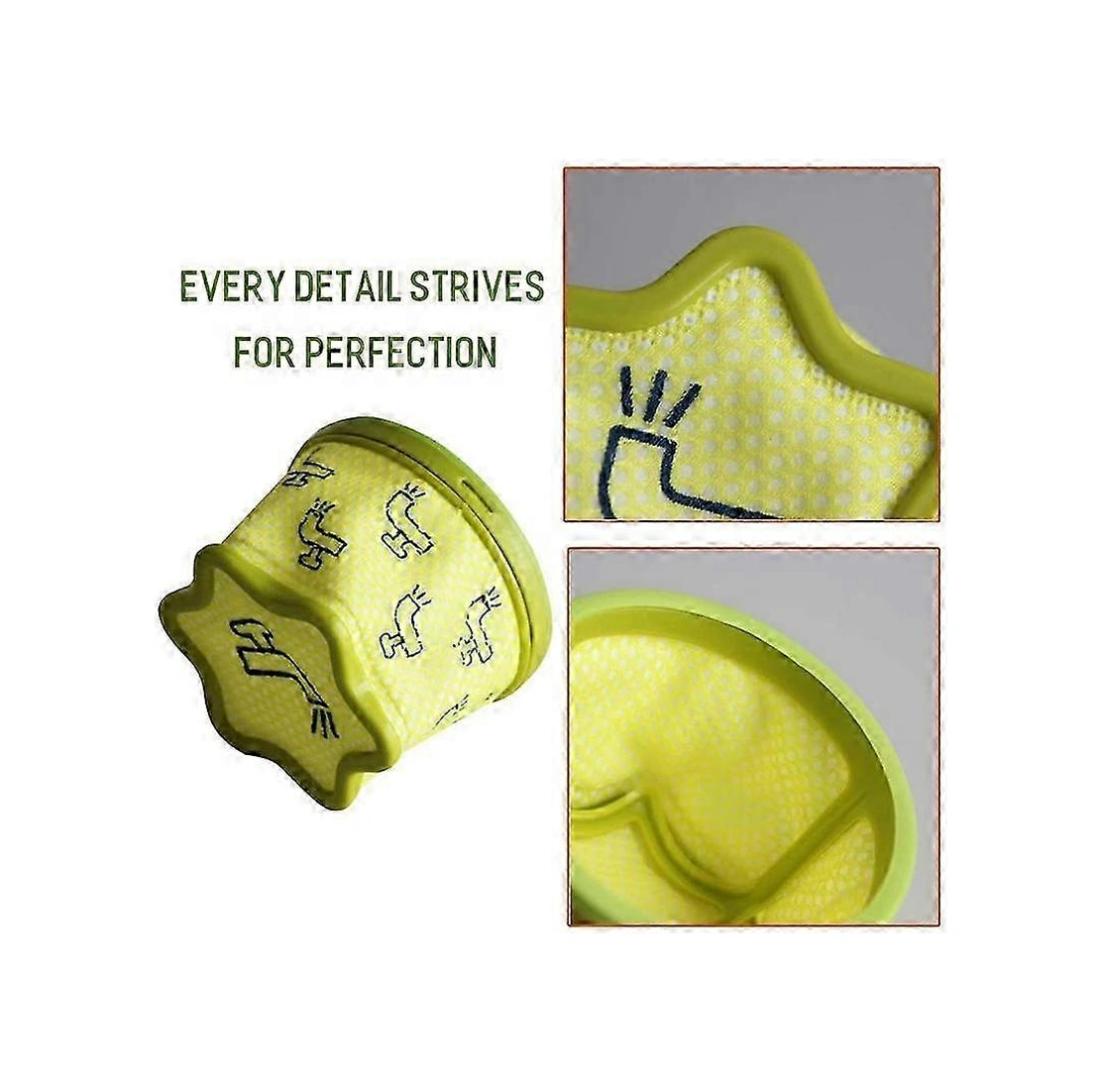 3 Adet Filtre - Lg A9 Kablo  Elektrikli Süpürge İle Uyumlu Vakum Filtresi Adq747740 Sürüm 0627 Parçasıyla Karşılaştırın