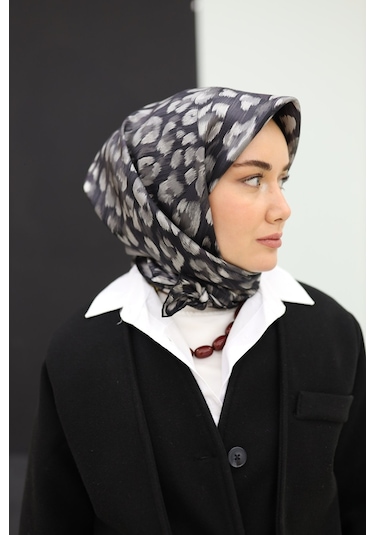 Silk Home Twill İpek Eşarp 11451-34 Füme