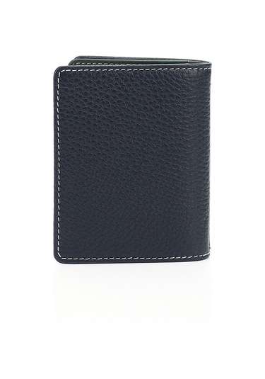 Gönderir Laciye Yeşil Gön Hakiki Deri Unisex Kartlık 06499 Lacivert