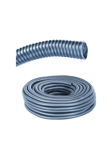 Gri Toz Emiş Hortumu 1 1/2 İnch 38 Mm 50 Metre