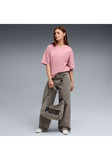 Puma Her Oversized Kadın Pembe Günlük Stil T-shirt 68814865