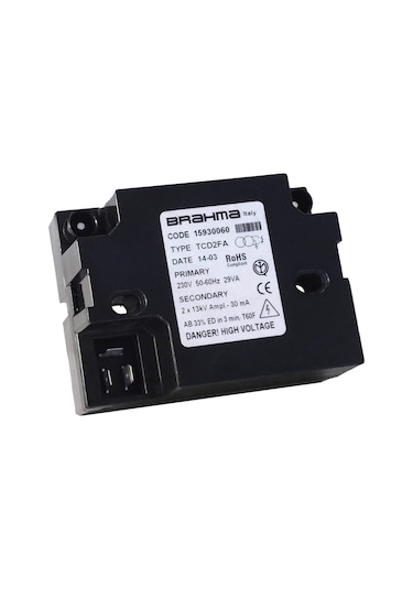 BRAHMA TCD2FAV Elektronik Ateşleme Transformatörü 15930063 230V 50-60Hz 29VA 2 x 13kV 33%