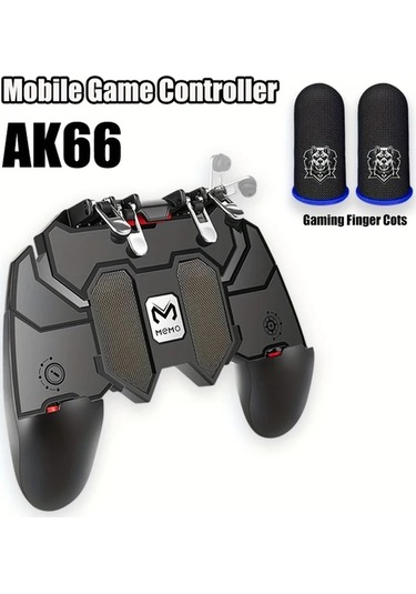 Elmpaly Ak66+2 Pubg Mobil Oyun Kumandası İos Uyumlu Android Dokunmatik Çubuklu Dayanıklı
